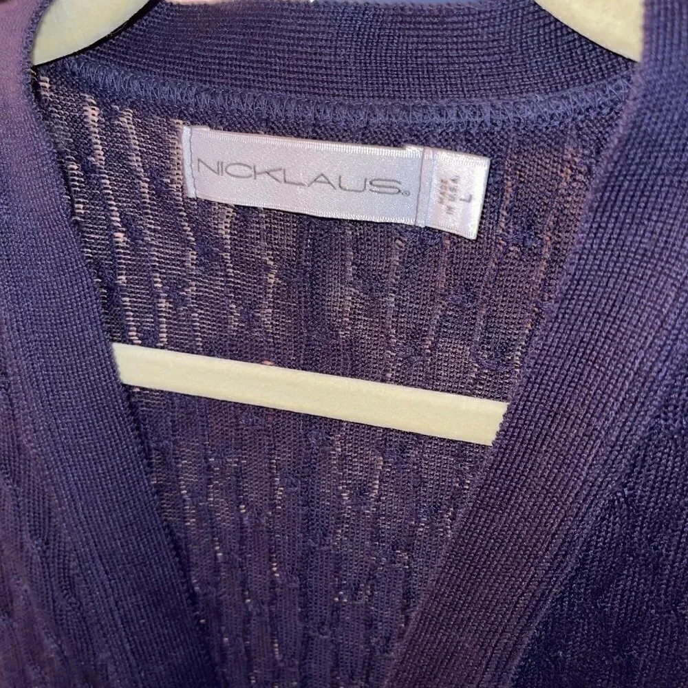 Nicklaus Diner's Club Matches Vintage Mens Vest Size Large Blue Button Cotton